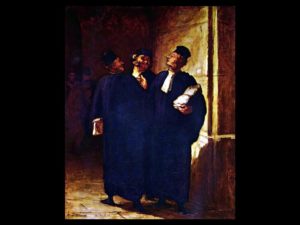 I tre Avvocati di Honoré Daumier